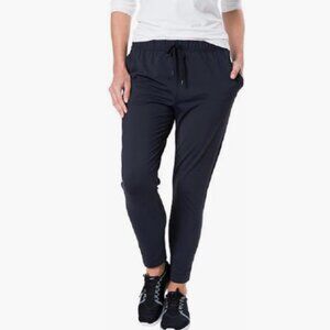 NEW Kirkland Signature Ladies Active Pull-on Black Pants Drawstring Waist Large